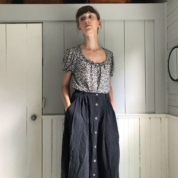 Michael Kors Beaded Black and White Blouse S - Picture 4 of 7